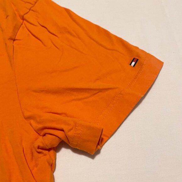 Tommy Hilfiger Orange Tshirt Mens Size Large Shirt - Picture 5 of 15